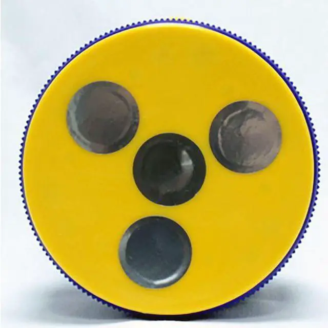 Alt view image 5 of 6 - RAILHEAD GEAR M100B-LED Warning Light,Blue,LED,2 D Batteries