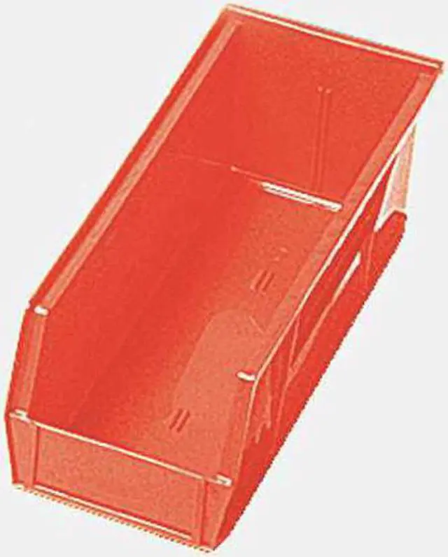 Alt view image 3 of 6 - QUANTUM STORAGE SYSTEMS QSB103RD Red Shelf Bin, 17-7/8"L x 4-1/8"W x 4"H