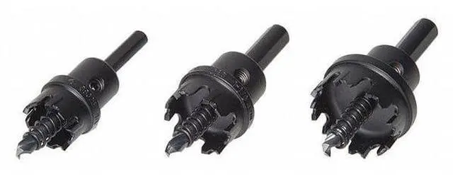 Alt view image 8 of 9 - Greenlee 635 5-Piece Carbide Tipped Hole Cutter Kit