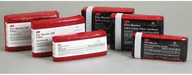 Alt view image 2 of 2 - 3M FB-269* 9"L x 6"W Fire Barrier Self-Locking Pillows
