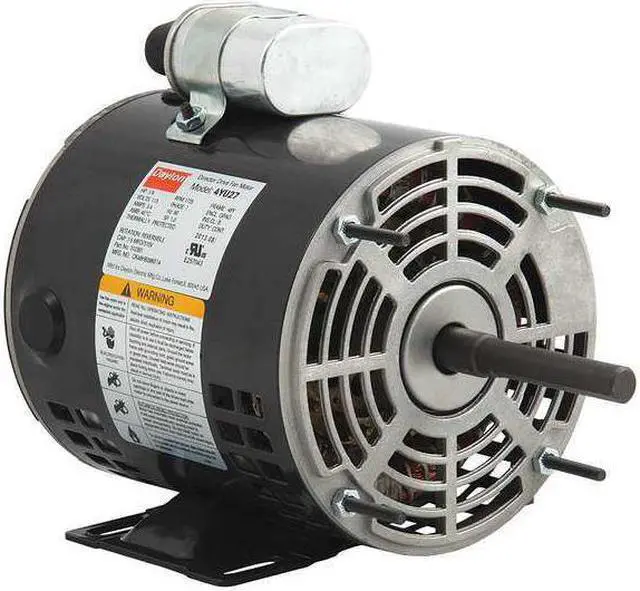 Alt view image 2 of 2 - DAYTON 4YU27 Motor,PSC,1/4 HP,1725 RPM,115V,48Z,OAO