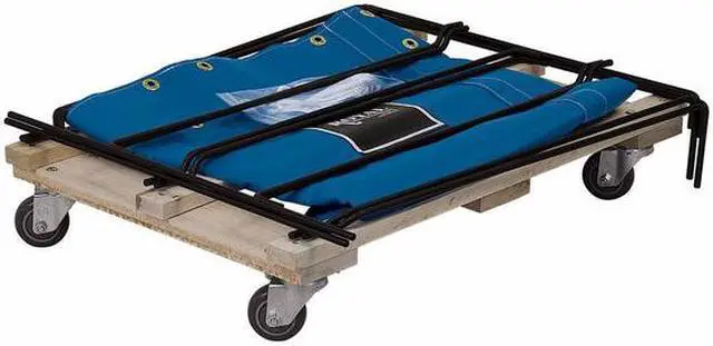 Alt view image 2 of 3 - ROYAL BASKET TRUCKS G10-BBX-KDA-3UNN Knock Down Truck, 10 bu, blue vinyl