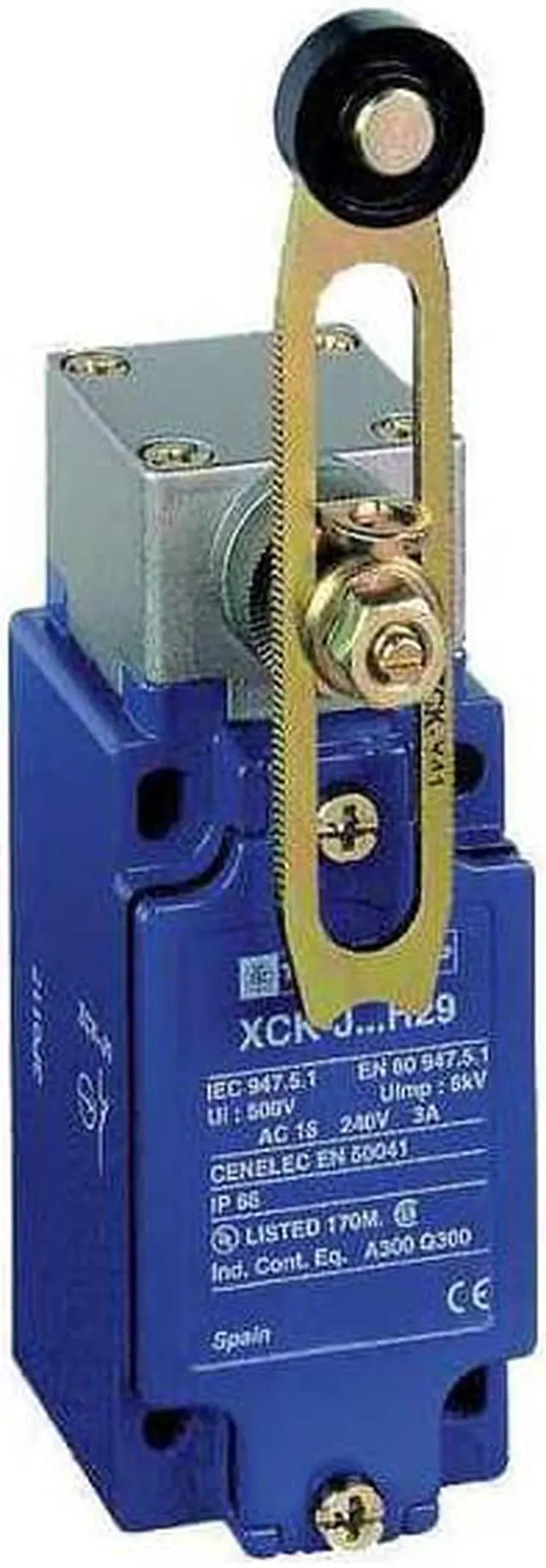 Alt view image 3 of 3 - TELEMECANIQUE SENSORS ZCKJ404H7 2NC/2NO Heavy Duty Limit Switch Rotary Head IP