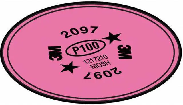 Alt view image 5 of 6 - Filter, Bayonet, P100, Nuisance Level AG, Magenta, 2 PK, NIOSH