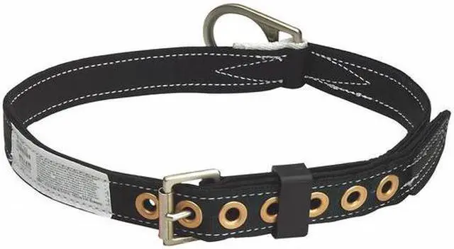 Alt view image 5 of 6 - HONEYWELL MILLER 123N/LBK Body Belt, 1 D-Rings, Back Location, Stainless Steel,