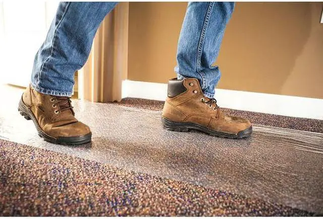 Alt view image 11 of 12 - Surface Shields CS24200L 24-In. x 200-Ft. Carpet Shield, Clear