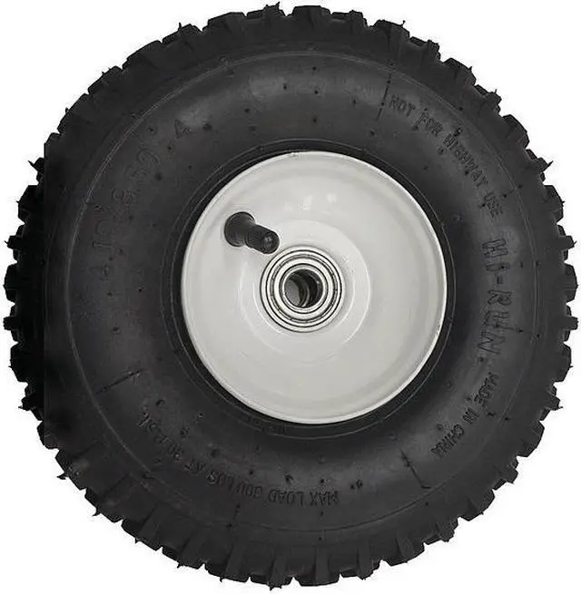 Alt view image 4 of 4 - HI-RUN CT1010 Wheelbarrow Tire,4.10/3.50-4 4 PLY Stud