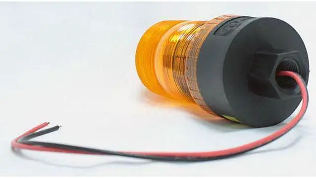 Alt view image 3 of 3 - RAILHEAD GEAR M490 LED A Warning Strobe,Amber,LED,120VAC