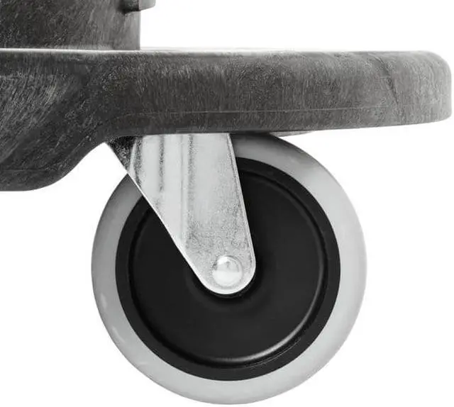 Alt view image 6 of 8 - RUBBERMAID FG264600BLA Brute Container Dolly,200 lb.,20-1/4"W,Black
