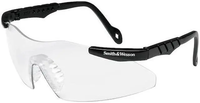 Alt view image 4 of 6 - SMITH & WESSON 19794 Safety Glasses, Wraparound Clear Polycarbonate Lens,