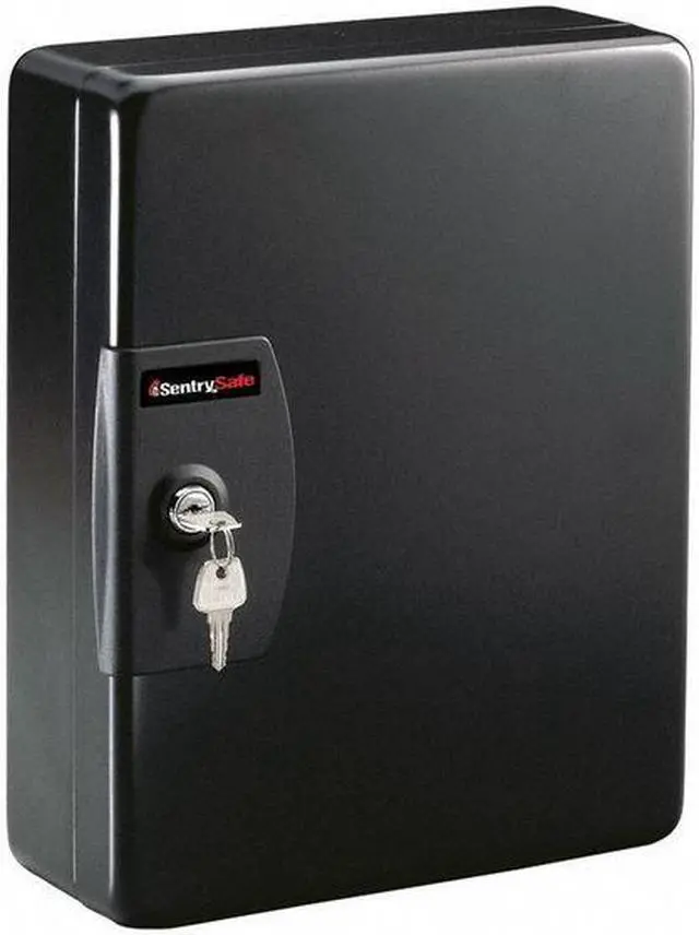 Alt view image 2 of 3 - SENTRY SAFE KB-50 Key Box,Wall Mount,Steel,Gloss,Black