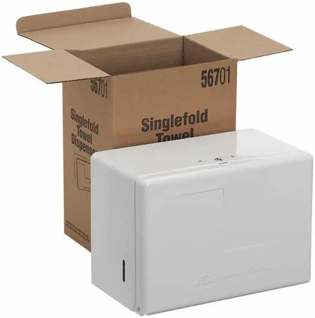 Alt view image 4 of 6 - GEORGIA-PACIFIC 56701 7-1/8"H x 11-5/16"W, Towel Dispenser, White