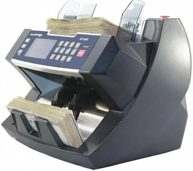 Alt view image 2 of 10 - ACCUBANKER AB5800 Bill Counter,300 Bills Capacity