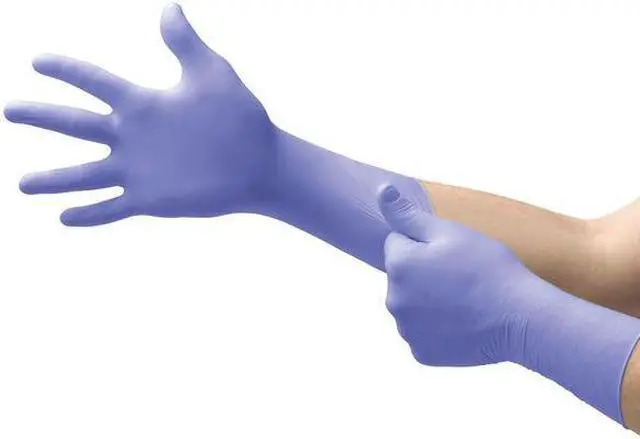 Alt view image 2 of 3 - ANSELL SEC-375-M Microflex Supreno, Nitrile Exam Gloves, 5.5 mil Palm,