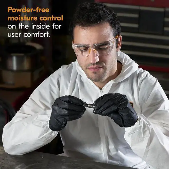 Alt view image 5 of 6 - KLEENGUARD 49275 KleenGuard Kraken Grip, Disposable Gloves, 6 mil Palm ,