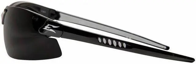 Alt view image 2 of 6 - EDGE EYEWEAR DZ116-G2 Safety Glasses, Wraparound Smoke Polycarbonate Lens,