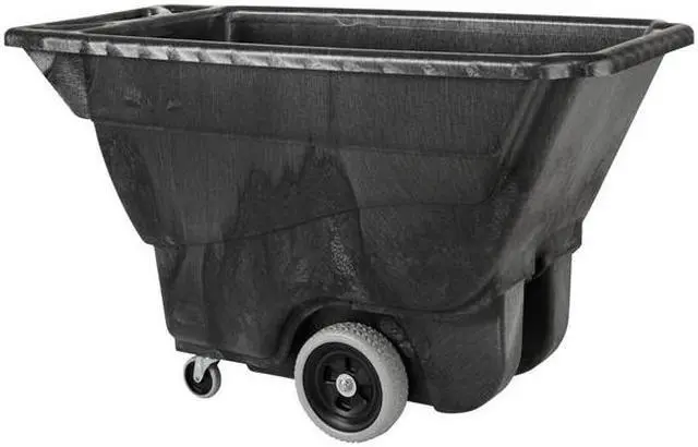 Alt view image 5 of 10 - RUBBERMAID FG9T1300BLA 1/2 cu. yd. 450 lb. Tilt Truck