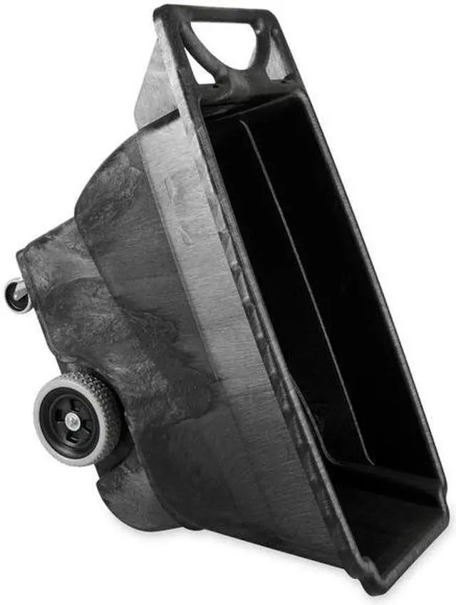 Alt view image 9 of 10 - RUBBERMAID FG9T1300BLA 1/2 cu. yd. 450 lb. Tilt Truck
