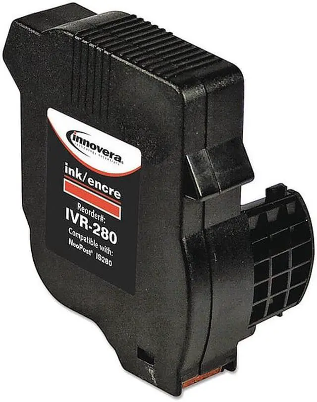 Alt view image 9 of 13 - Innovera Remanufactured Hasler IMINK2 (IM-280) Postage Meter Ink Red