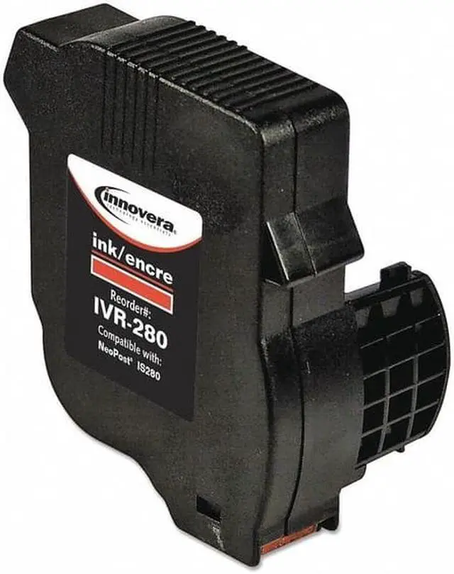 Alt view image 10 of 13 - Innovera Remanufactured Hasler IMINK2 (IM-280) Postage Meter Ink Red