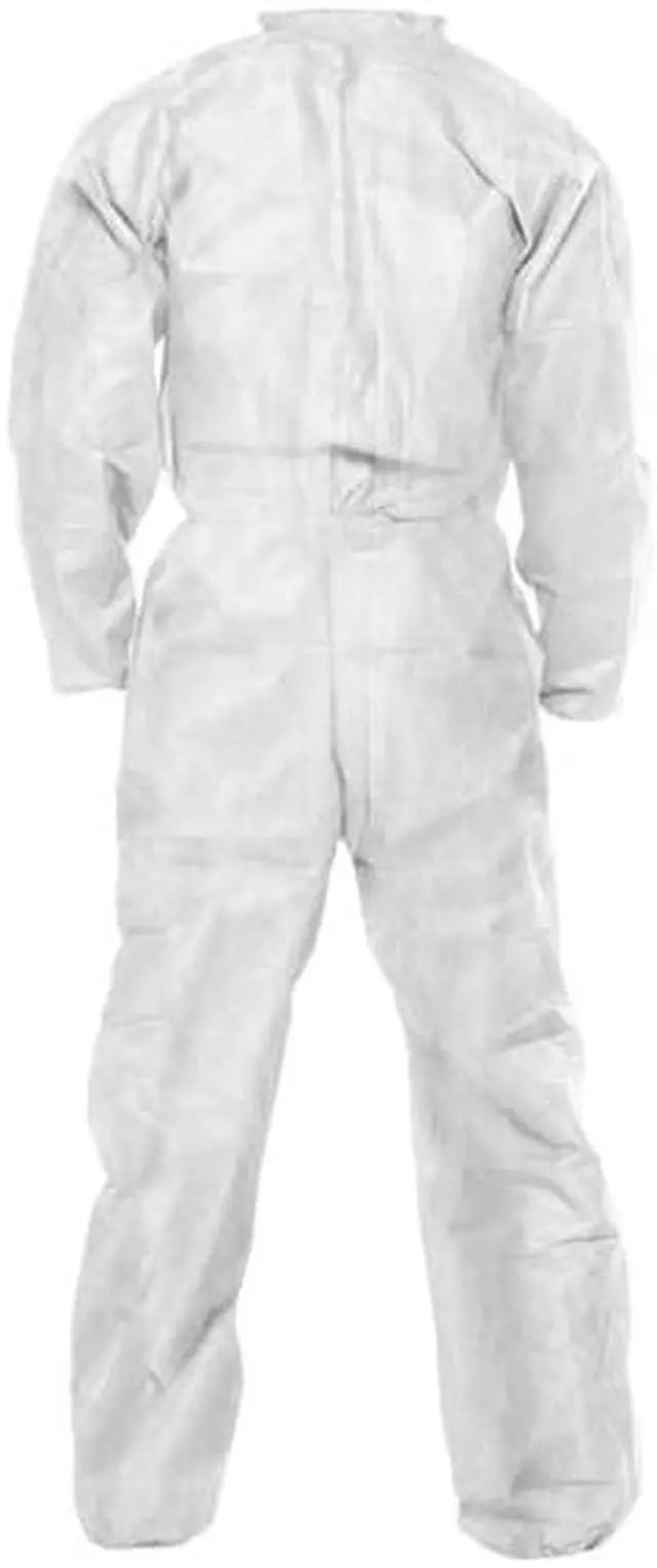 Alt view image 2 of 2 - KLEENGUARD 49103 Disposable Coveralls, Collared, L, SMMMS, Zipper, Elastic