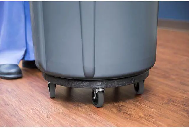 Alt view image 9 of 9 - Container Dolly,250 lb.,Fits 55 gal. RUBBERMAID FG264043BLA