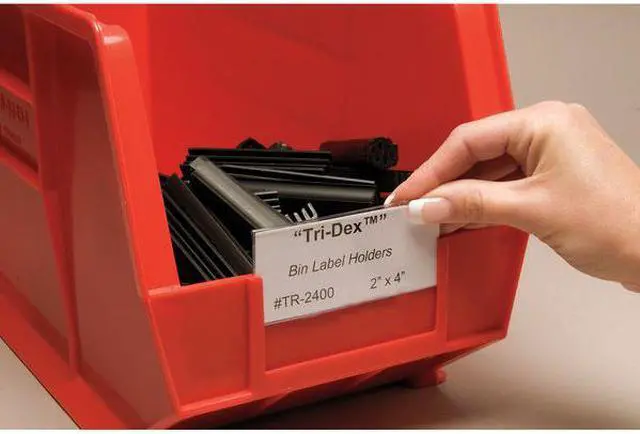 Alt view image 2 of 4 - TRI-DEX TR-2400 Tri Dex Label Holder, 2in.x 4in.,PK25