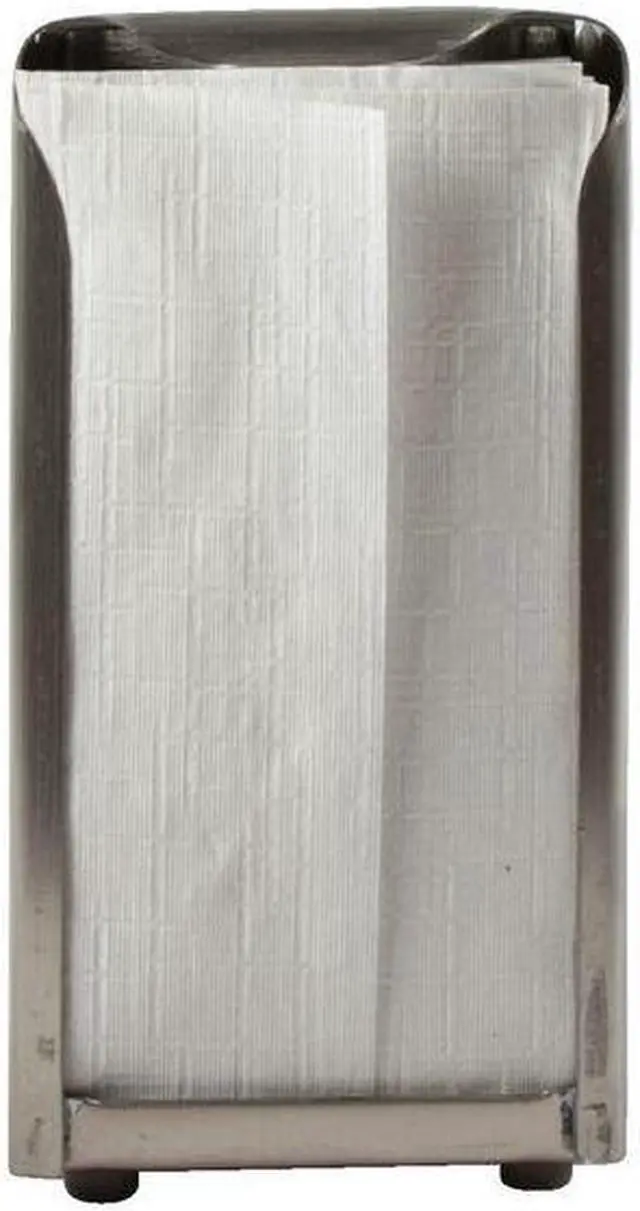Alt view image 9 of 12 - San Jamar H900X Tabletop Napkin Dispenser, Tall Fold - Chrome