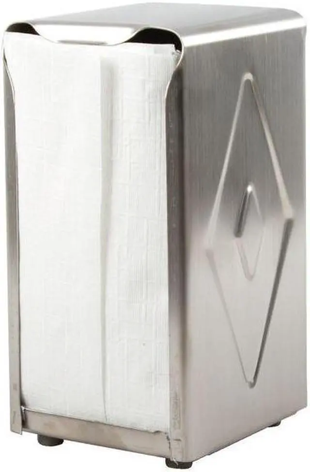 Alt view image 5 of 12 - San Jamar H900X Tabletop Napkin Dispenser, Tall Fold - Chrome