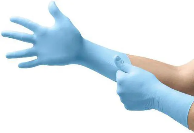 Alt view image 2 of 3 - ANSELL N872 N87, Disposable Gloves, 7.00 to 7.99 mil Palm, Nitrile,
