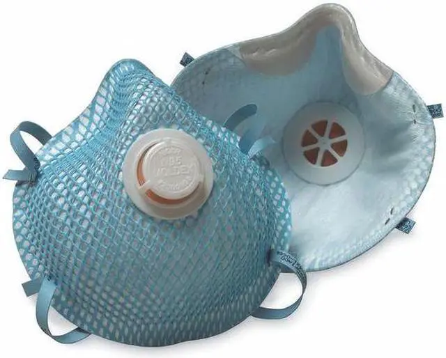 Alt view image 2 of 6 - MOLDEX 2300N95 N95 Disposable Respirator, Exhalation Valve, 2300 Series,