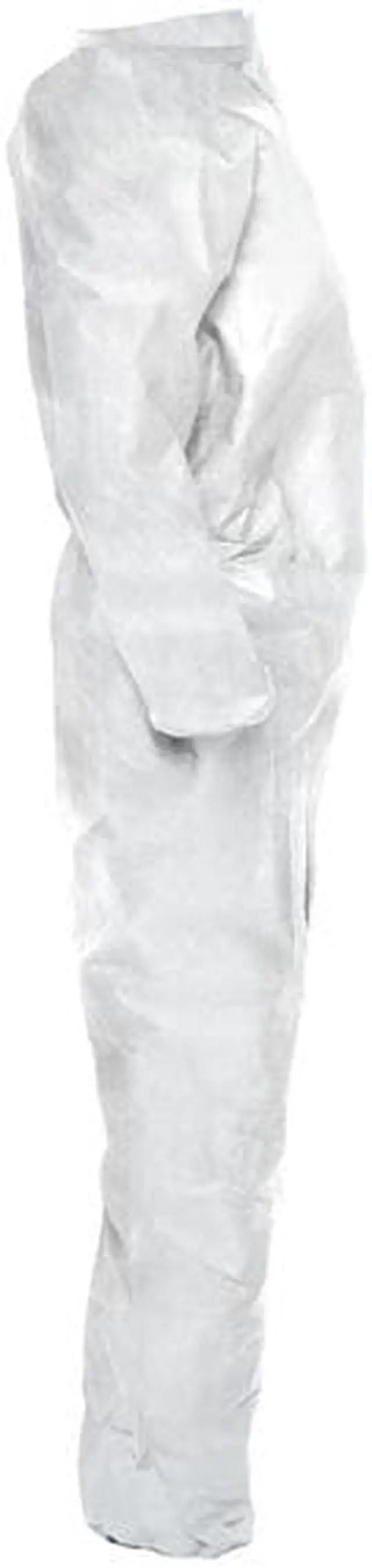 Alt view image 6 of 13 - Kimberly-Clark - 49104 - Collared Disposable Coveralls with Elastic Cuff, White, XL, SMS