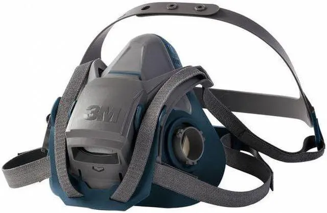 Alt view image 12 of 14 - 3m 3M Half Mask Respirator, Respirator Connection Type: Bayonet, Mask Size: M