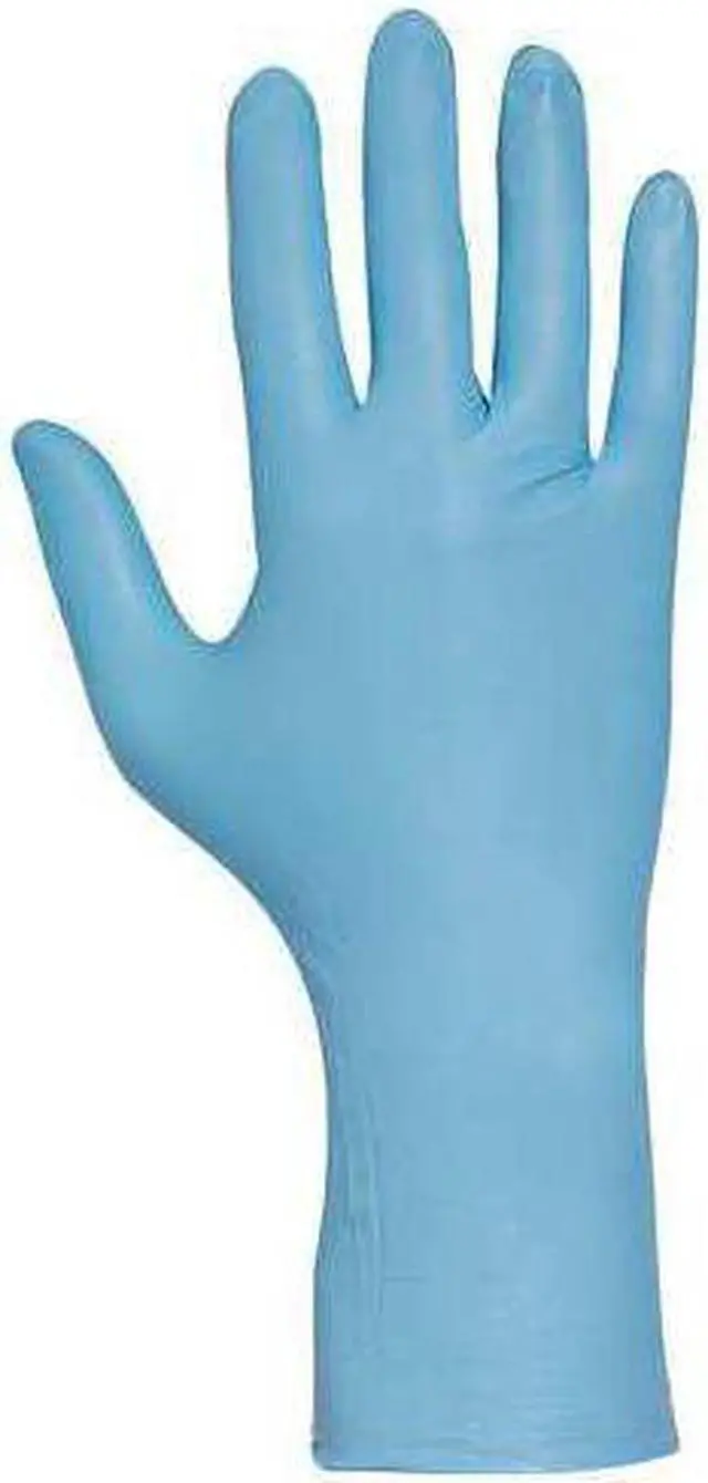 Alt view image 5 of 5 - ANSELL N863 Exam Gloves, Nitrile, Powder Free, Blue, L, 50 PK