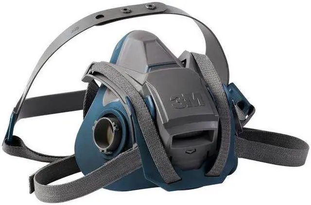 Alt view image 13 of 14 - 3m 3M Half Mask Respirator, Respirator Connection Type: Bayonet, Mask Size: M