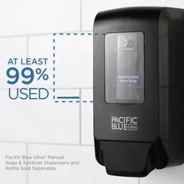 Alt view image 8 of 8 - Unscented,  Foam,  Hand Soap,  1200mL,  Cartridge,  Pacific Blue Ultra™,  PK 4