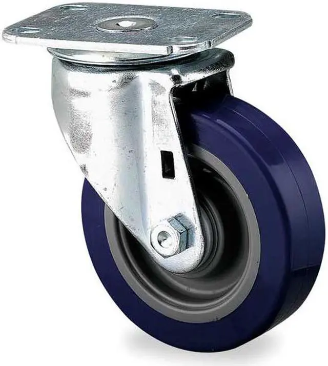 Alt view image 3 of 3 - ZORO SELECT 4W925 Swivel NSF-Listed Plate Caster,Poly,5 in.,300 lb.