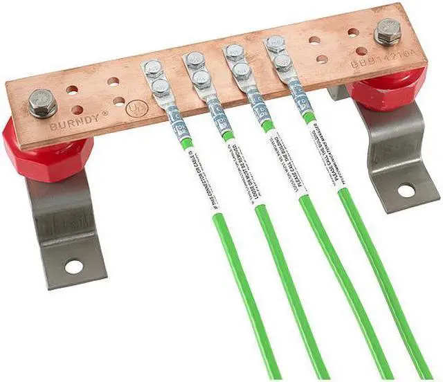 Alt view image 8 of 8 - HUBBELL PREMISE WIRING HBBB14210A Busbar,Grounding and Bonding