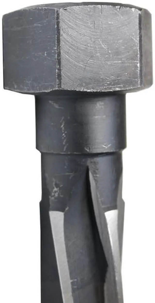 Alt view image 6 of 6 - Drill America DWRRB Series Qualtech High-Speed Steel Bridge Reamer, Spiral Flute, Hex Shank, Uncoated (Bright) Finish, 15/16" Size (Pack of 1)