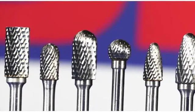 Alt view image 4 of 9 - Drill America DUL Series Solid Carbide Bur, Double Cut, SD5 Ball End, 1/4" Shank, 1/2" Head Diameter, 7/16" Cutting Length (Pack of 1)