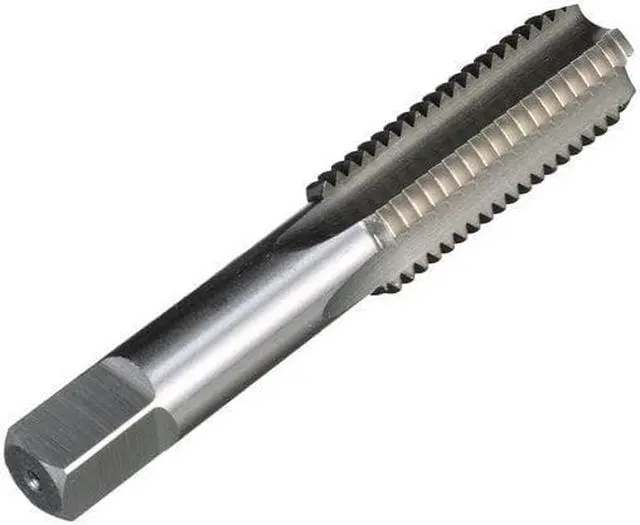 Alt view image 6 of 10 - Drill America DWT Series Qualtech Carbon Steel Hand Threading Tap, Uncoated (Bright) Finish, Round with Square End Shank, Bottoming Chamfer, 1-3/4"-5 UNC (Pack of 1)