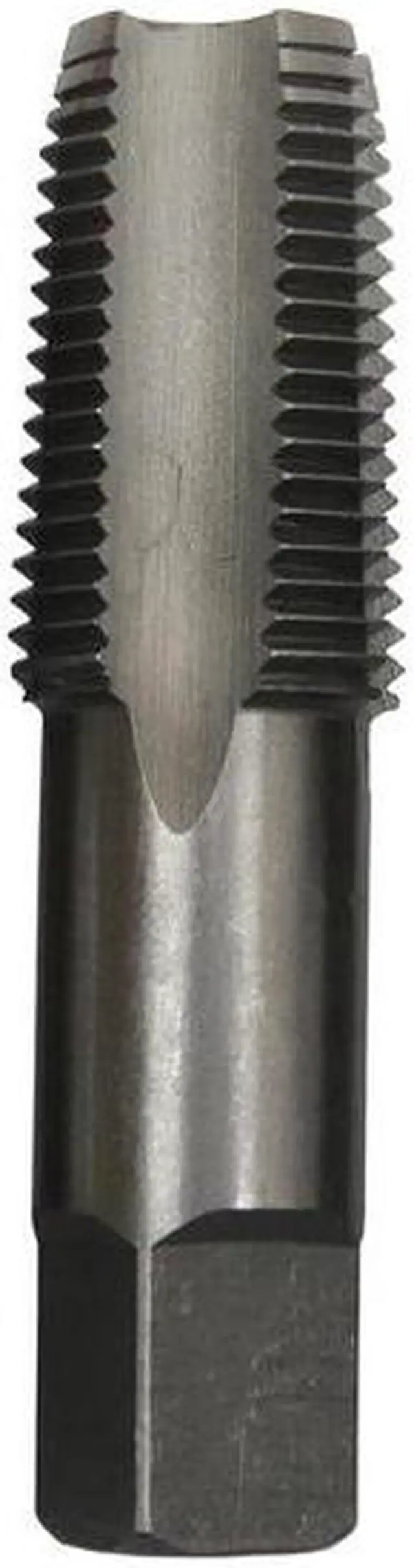 Alt view image 4 of 11 - 6 Piece High Speed Steel NPT Pipe Tap Set, 1/8", 1/4", 3/8", 1/2", 3/4" and 1" in Wooden Case, DWTHS1/8-1SET