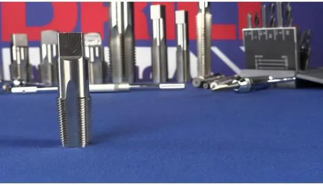 Alt view image 7 of 9 - Drill America T/A Series High-Speed Steel Pipe Tap, Uncoated (Bright) Finish, Round with Square End Shank, 1-1/4"-11-1/2 NPT (Pack of 1)