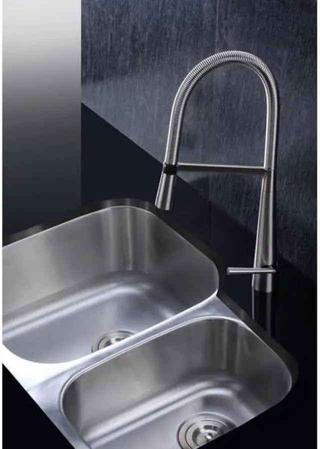 Alt view image 11 of 16 - Ruvati 16-gauge Steel Double Bowl 29-inch Undermount Kitchen Sink