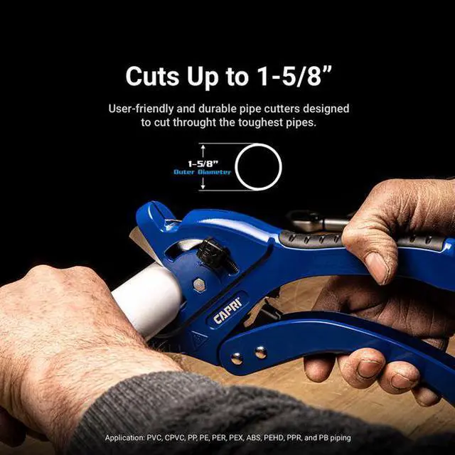 Alt view image 6 of 7 - CAPRI TOOLS CP11290 1-5/8 in Ratcheting Pipe Cutter