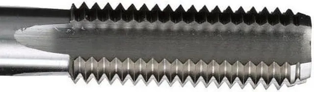 Alt view image 4 of 7 - Drill America T/A Series High-Speed Steel Hand Threading Tap, Uncoated (Bright) Finish, Round with Square End Shank, Bottom Chamfer, 1-1/8"-7 Size (Pack of 1)