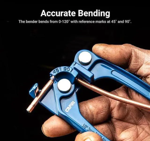 Alt view image 3 of 3 - CAPRI TOOLS CP21105 1/8 in, 3/16 in, and 1/4 in Tube Bender