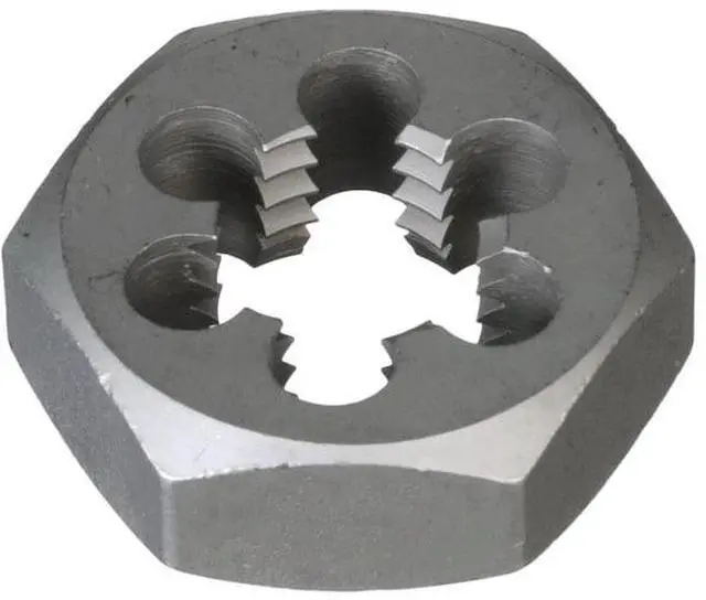 Alt view image 4 of 8 - DRILL AMERICA DWTHX1428LH 1/4"-28 Carbon Steel Left Hand Hex Die