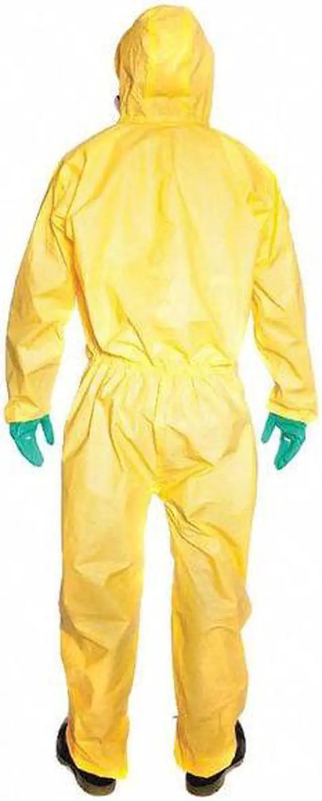 Alt view image 2 of 2 - ANSELL YY23-T-92-132-03 Chemical Resistant Coveralls,M,PK25