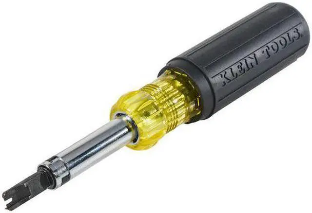 Alt view image 9 of 9 - KLEIN TOOLS VDV001-081 Punchdown Tool,8 in 1 Multibit
